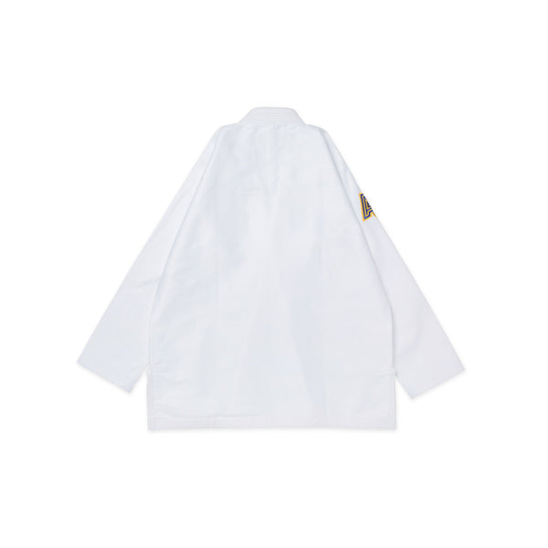 Albino and Preto YB Essential White BJJ Gi with Bag – Lightweight & Durable