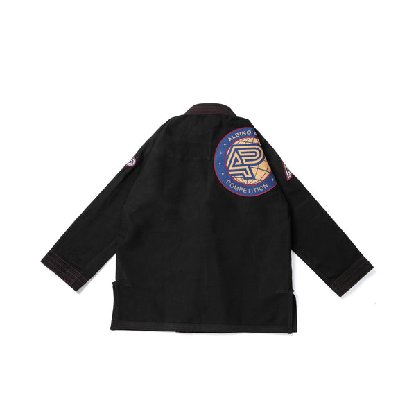 Albino and Preto RS400 Comp KNM Black Gi with Bag | Premium Competition BJJ Kimono