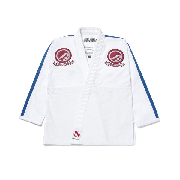 Shoyoroll Batch #107 Umit Benan V1 White Maroon BJJ Gi – Limited Edition Kimono