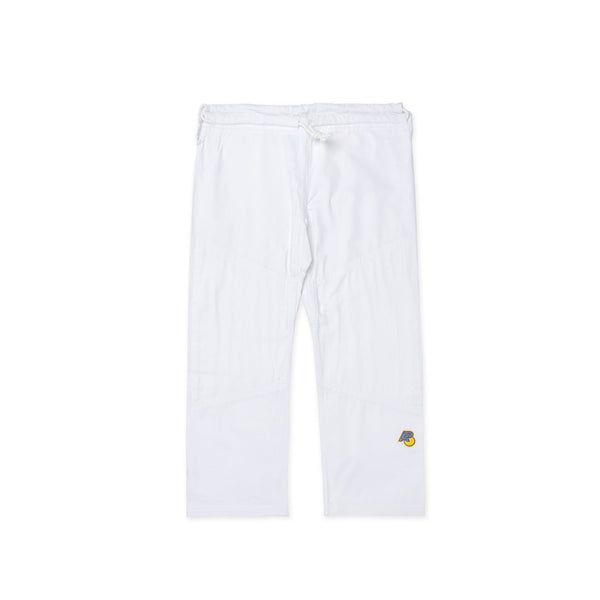 Albino and Preto YB Essential White BJJ Gi with Bag – Lightweight & Durable