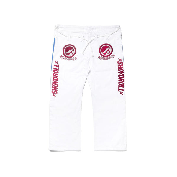 Shoyoroll Batch #107 Umit Benan V1 White Maroon BJJ Gi – Limited Edition Kimono