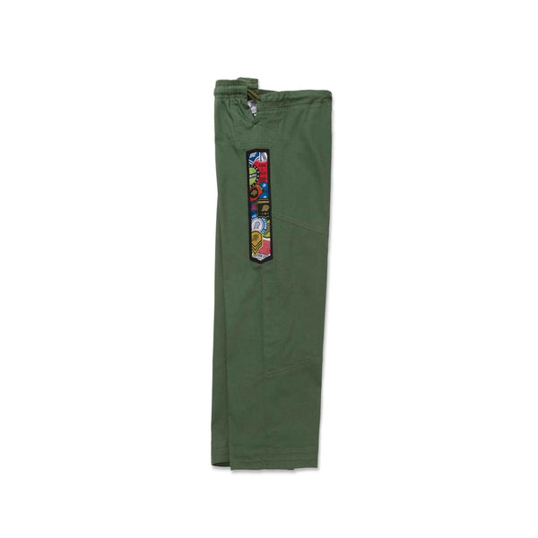 Albino & Preto Fundamental Olive Green “With Bags” BJJ Gi