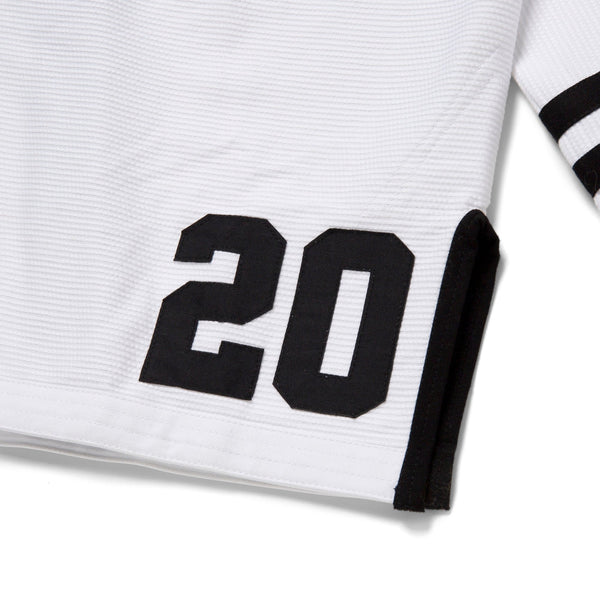 Albino & Preto Team 23 White BJJ Gi with Bag – Premium Kimono