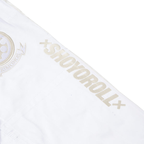 Shoyoroll Batch #107 Umit Benan V1 White Beige BJJ Gi | Limited Edition Kimono