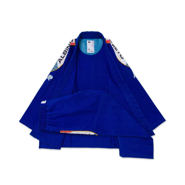 Albino & Preto BRG Comp Blue BJJ Gi - Gi4victory