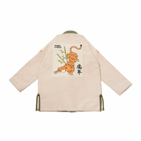 Albino & Preto Batch #110 Year of the Tiger BJJ Gi - Sand - Gi4victory
