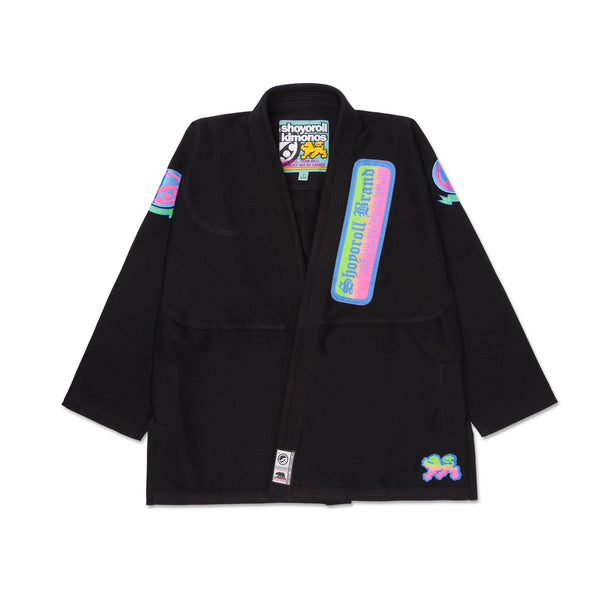 Shoyoroll Batch #149 Retro Gradient Black – Premium BJJ Gi with Bag