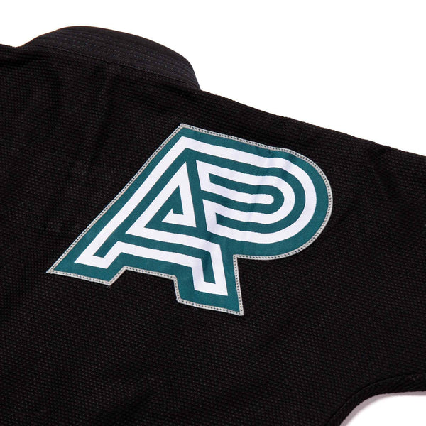 Albino and Preto Batch #106: Tri-Color Herringbone Classic BLACK “With Bags” BJJ Gi