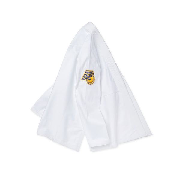 Albino and Preto YB Essential White BJJ Gi with Bag – Lightweight & Durable