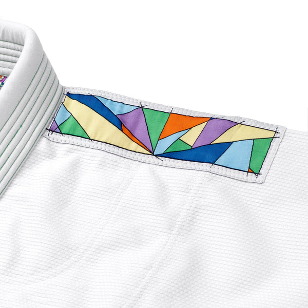 Albino and Preto Batch #108: Stained Glass white