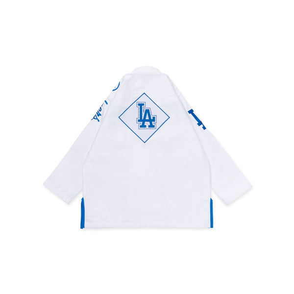 Albino & Preto x Los Angeles Dodgers MLB 47 BJJ Gi – Official White Kimono with Bag