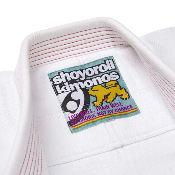 Shoyoroll Batch #146: blackSTAR Retro White – Premium BJJ Gi