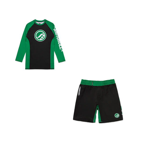 Shoyoroll Hunt Competitor Rash Guard and Shorts | Premium BJJ No-Gi Set