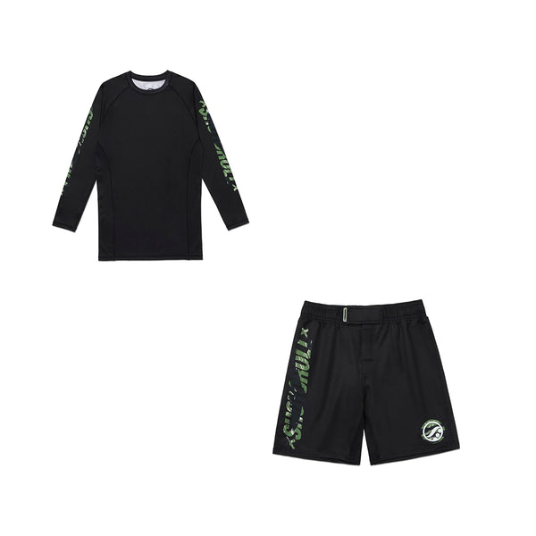 Shoyoroll Retro Camo Rash Guard & Shorts | Premium BJJ Gear