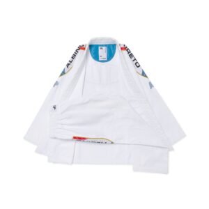 Albino and Preto BRG Comp White Jiu Jitsu Gi