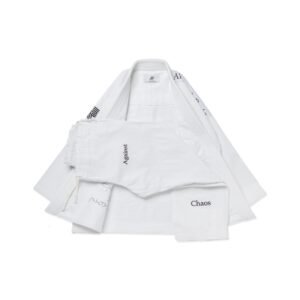 Albino & Preto TSWT White Kimono Jiu-Jitsu Uniform