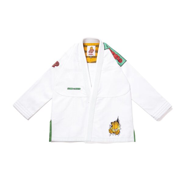 Albino and Preto Batch #92: Garfield White BJJ Gi