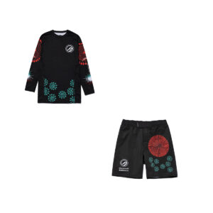 Shoyoroll Batch #126 Fireworks Rash Guard and Shorts | Limited Edition BJJ No-Gi Set