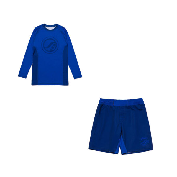 Alternative Sichtweise auf Shoyoroll Batch #122 Monochrome Rash Guard and Shorts | Premium BJJ No-Gi Set
