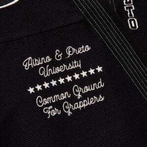 Albino & Preto Batch #102 “University” Black Jiu-Jitsu Gi - Gi4victory