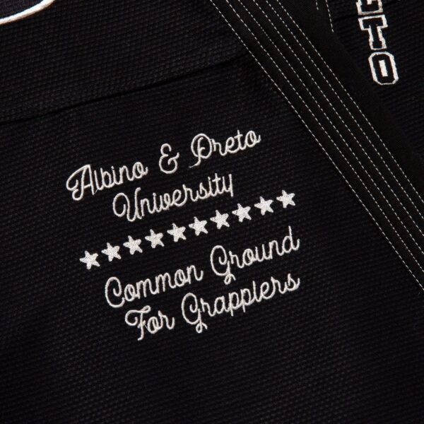 Albino & Preto Batch #102 “University” Black Jiu-Jitsu Gi - Gi4victory