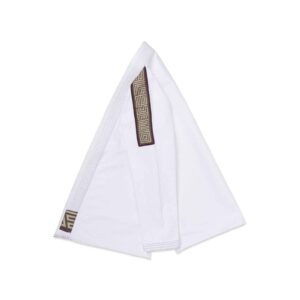 Albino and Preto POC Herringbone Classic BJJ Gi - White
