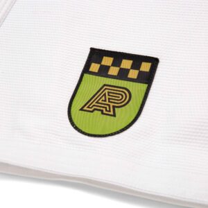 Albino and Preto Fundamental White "With Bags" BJJ Gi