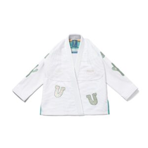 Albino & Preto Batch #91 Out To Adapt White BJJ Gi with Bag