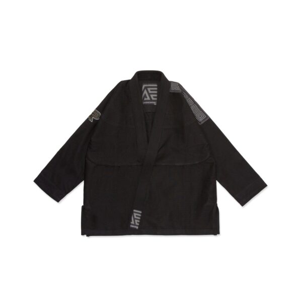 Alternative view of A&P PW Black Gi – Albino & Preto Premium BJJ Gi with Bag