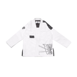 Albino & Preto Batch #82: Building Blocks White BJJ Gi with Bag