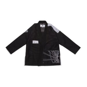 Albino & Preto Batch #82: Building Blocks BJJ Gi – Official Black Kimono with Bag