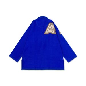 Albino & Preto POC Herringbone Classic Blue BJJ Gi with Bag – Premium Lightweight Kimono