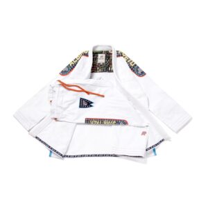 Albino & Preto Batch #100 Star Trek White BJJ Gi with Bag
