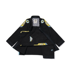 Albino & Preto Batch #104 Hot Wheels Black BJJ Gi with Bag – Limited Edition Premium Kimono
