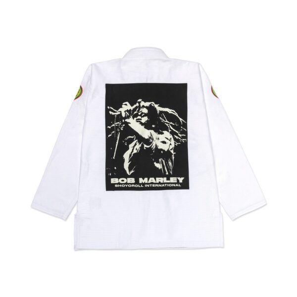 Una visión alternativa de Shoyoroll Bob Marley x Shoyoroll White V1 BJJ Gi – Limited Edition Collaboration