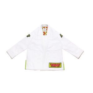 Albino & Preto Batch #76 TMNT White BJJ Gi with Carry Bag