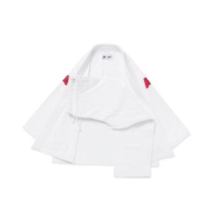 Albino and Preto Destination Bison White BJJ Gi with Bag – Premium Limited Edition Kimono