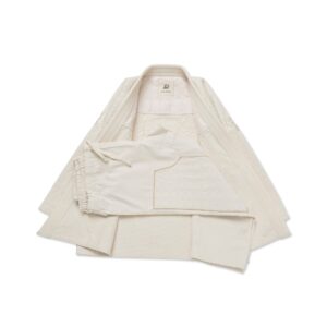 Albino & Preto Proteksyon Unbleached BJJ Gi with Bag – Premium Brazilian Jiu-Jitsu Kimono