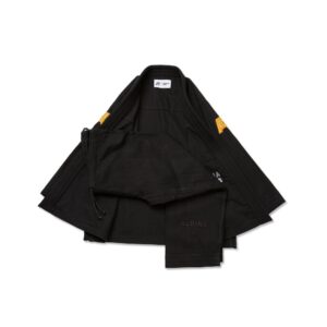 Albino & Preto Destination Fall Black BJJ Gi with Bag – Premium Herringbone Kimono