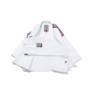 Albino & Preto MGR Herringbone Classic White BJJ Gi with Bag – Premium Kimono