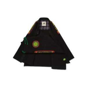 Albino & Preto RS Comp RYGB Black BJJ Gi with Bag – Premium Competition Kimono