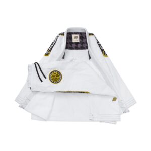 Albino & Preto RS Comp BB White BJJ Gi with Bag – Premium Jiu-Jitsu Kimono