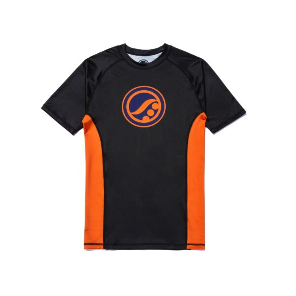 Una visión alternativa de Shoyoroll Tangerine Competitor Rash Guard & Shorts | Premium BJJ Gear