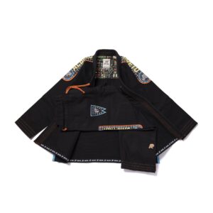 Albino & Preto Batch #100 Star Trek BJJ Gi – Black with Bag