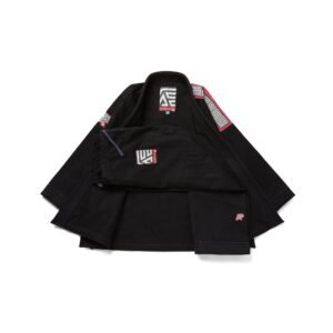 Albino & Preto MGR Herringbone Classic Black BJJ Gi with Bag
