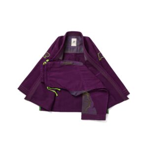Albino & Preto Destination Fall Mulberry BJJ Gi with Bag – Premium Herringbone Kimono