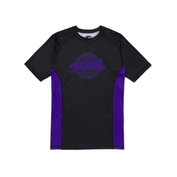 Una visión alternativa de Shoyoroll Purple Haze Competitor Rash Guard & Shorts – Premium BJJ Gear
