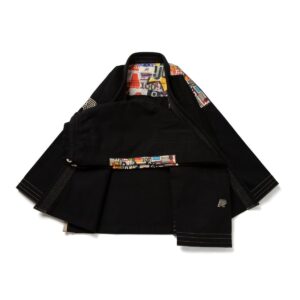 Albino & Preto Batch #105 Collage Black BJJ Gi with Bag – Premium Limited Edition Kimono