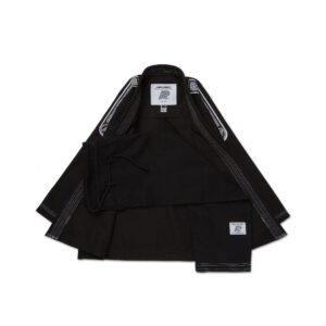 Albino & Preto MIL-SP Brazil DP.1 Black BJJ Gi with Bag