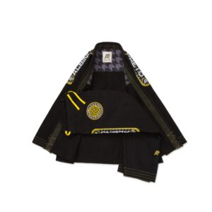Albino & Preto RS Comp Black BJJ Gi with Bag – Premium Brazilian Jiu-Jitsu Kimono